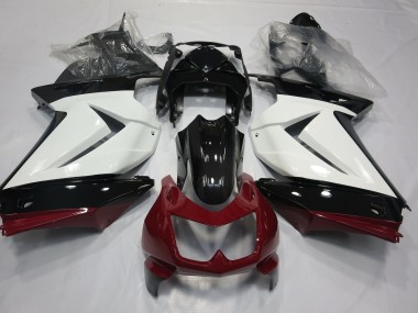 Blanc Rouge & Noir 08-12 Kawasaki Ninja 250 Carénage