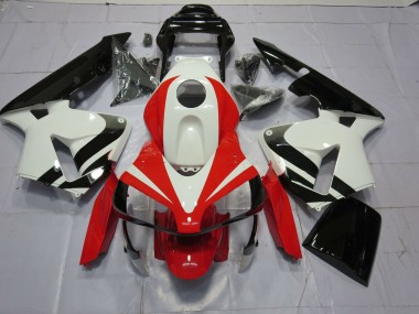 Blanc Rouge & Noir OEM 03-04 Honda CBR600RR Carénage