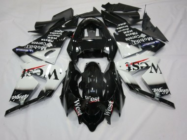 Blanc West 04-05 Kawasaki ZX10R Carénage