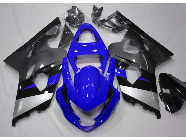 Bleu & Argent 04-05 Suzuki GSXR 600-750 Carénage Bleu & Argent 04-05 Suzuki GSXR 600-750 Carénage