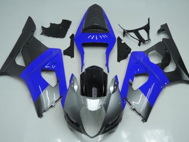 Bleu Argent & Noir 03-04 Suzuki GSXR 1000 Carénage