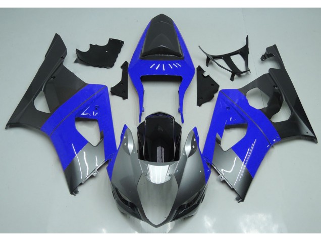 Bleu Argent & Noir 03-04 Suzuki GSXR 1000 Carénage Bleu Argent & Noir 03-04 Suzuki GSXR 1000 Carénage