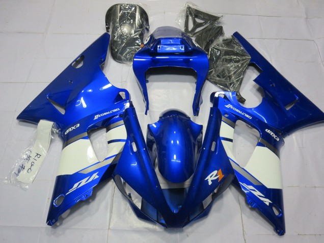 Bleu & Blanc 00-01 Yamaha R1 Carénage Bleu & Blanc 00-01 Yamaha R1 Carénage