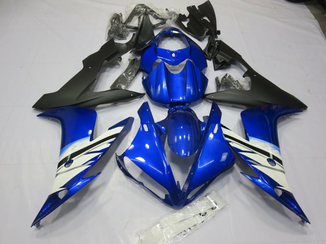 Bleu & Blanc 04-06 Yamaha R1 Carénage Bleu & Blanc 04-06 Yamaha R1 Carénage