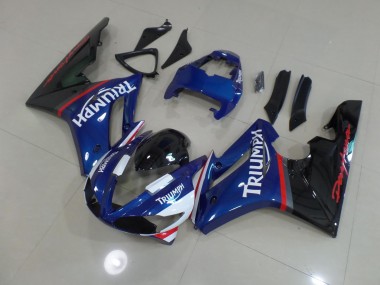 Bleu & Blanc 09-12 Triumph Daytona 675 Carénage
