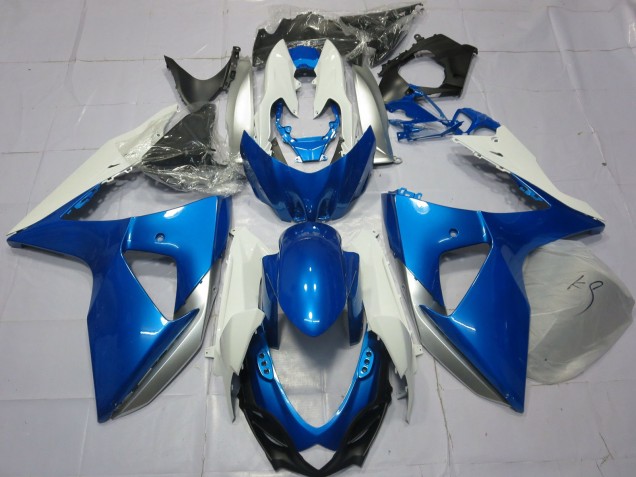 Bleu & Blanc 09-16 Suzuki GSXR 1000 Carénage Bleu & Blanc 09-16 Suzuki GSXR 1000 Carénage