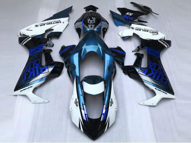 Bleu & Blanc Personnalisé 17-23 Honda CBR1000RR Carénage Bleu & Blanc Personnalisé 17-23 Honda CBR1000RR Carénage