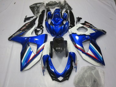 Bleu Blanc & Rouge 08-10 Suzuki GSXR 600-750 Carénage