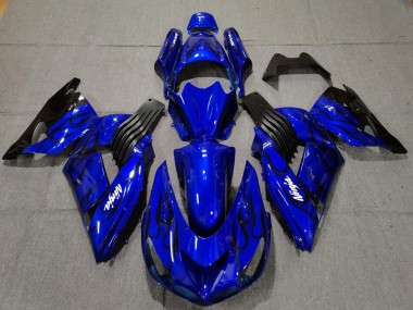 Bleu Brillant 06-11 Kawasaki ZX14R Carénage