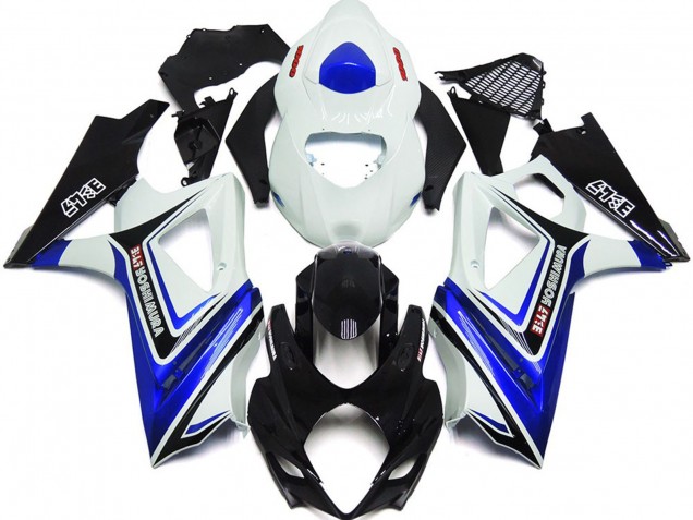 Bleu Brillant Avec Style Blanc & Noir OEM 07-08 Suzuki GSXR 1000 Carénage Bleu Brillant Avec Style Blanc & Noir OEM 07-08 Suzuki GSXR 1000 Carénage
