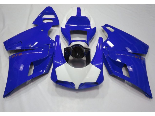 Bleu Brillant & Blanc 93-05 Ducati 996 748 916 998 Carénage Bleu Brillant & Blanc 93-05 Ducati 996 748 916 998 Carénage