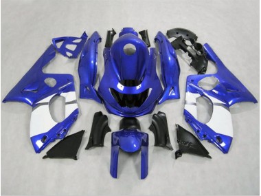 Bleu Brillant & Blanc 98-07 Yamaha YZF600 Carénage