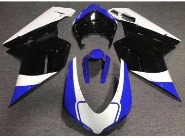 Bleu Brillant Blanc & Noir 07-14 Ducati 848 1098 1198 Carénage