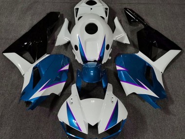 Bleu Brillant Blanc & Violet 13-23 Honda CBR600RR Carénage