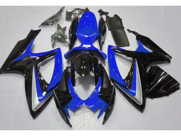 Bleu Brillant Débadgé 06-07 Suzuki GSXR 600-750 Carénage Bleu Brillant Débadgé 06-07 Suzuki GSXR 600-750 Carénage