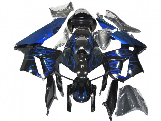 Bleu Brillant Flamme 05-06 Honda CBR600RR Carénage Bleu Brillant Flamme 05-06 Honda CBR600RR Carénage