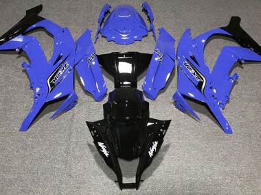 Bleu Brillant & Logos 11-15 Kawasaki ZX10R Carénage