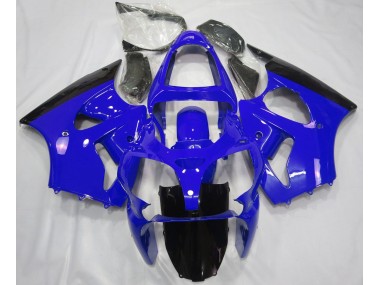 Bleu Brillant & Noir 00-02 Kawasaki ZX6R Carénage