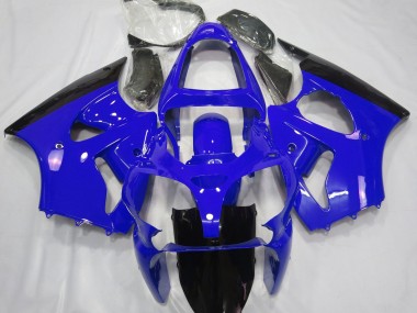 Bleu Brillant & Noir 00-02 Kawasaki ZX6R Carénage