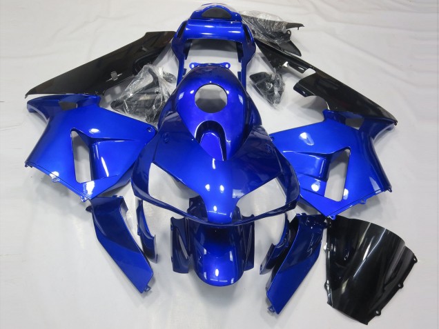 Bleu Brillant & Noir 03-04 Honda CBR600RR Carénage Bleu Brillant & Noir 03-04 Honda CBR600RR Carénage