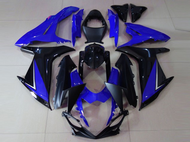 Bleu Brillant & Noir 11-24 Suzuki GSXR 600-750 Carénage Bleu Brillant & Noir 11-24 Suzuki GSXR 600-750 Carénage