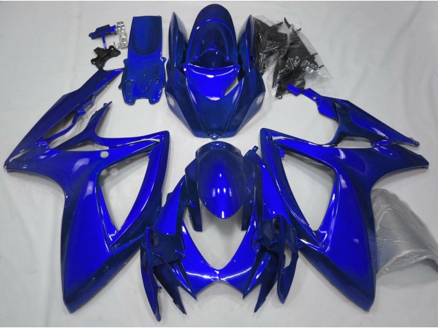 Bleu Brillant Uni 06-07 Suzuki GSXR 600-750 Carénage Bleu Brillant Uni 06-07 Suzuki GSXR 600-750 Carénage