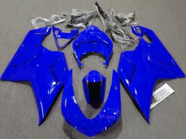 Bleu Brillant Uni 07-14 Ducati 848 1098 1198 Carénage