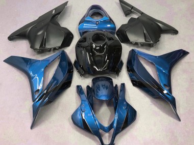 Bleu Clair Avec Noir 09-12 Honda CBR600RR Carénage