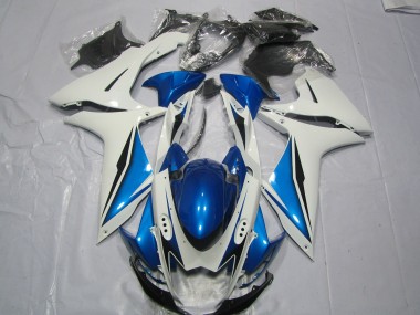 Bleu Clair & Blanc 11-24 Suzuki GSXR 600-750 Carénage