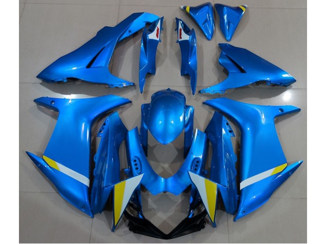 Bleu Clair Brillant 11-24 Suzuki GSXR 600-750 Carénage Bleu Clair Brillant 11-24 Suzuki GSXR 600-750 Carénage