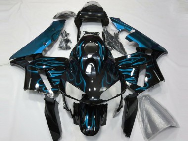 Bleu Clair Flamme 03-04 Honda CBR600RR Carénage