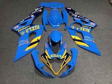 Bleu Clair Rizla 05-06 Suzuki GSXR 1000 Carénage