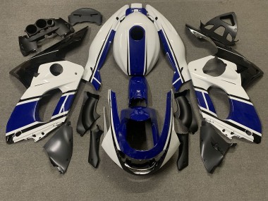 Bleu Foncé & Blanc 98-07 Yamaha YZF600 Carénage