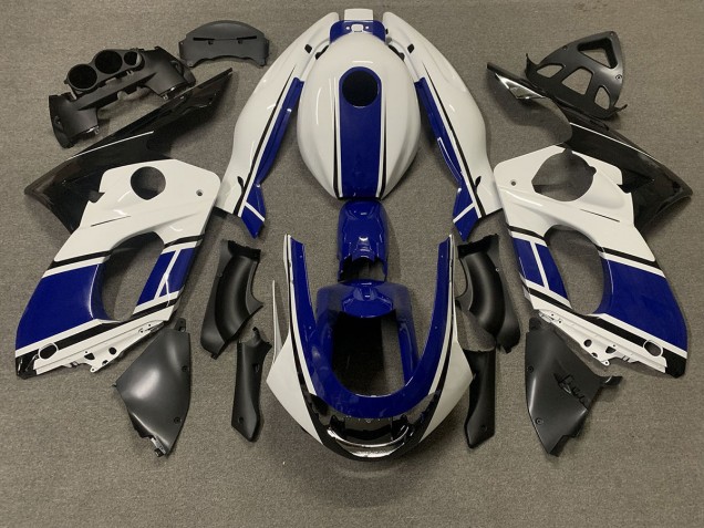 Bleu Foncé & Blanc 98-07 Yamaha YZF600 Carénage Bleu Foncé & Blanc 98-07 Yamaha YZF600 Carénage