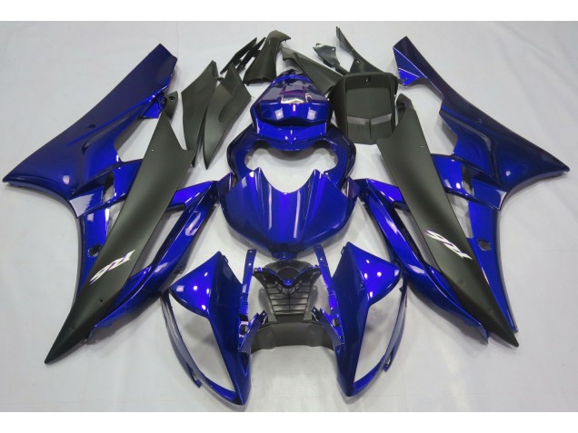 Bleu Métallisé & Noir 06-07 Yamaha R6 Carénage Bleu Métallisé & Noir 06-07 Yamaha R6 Carénage