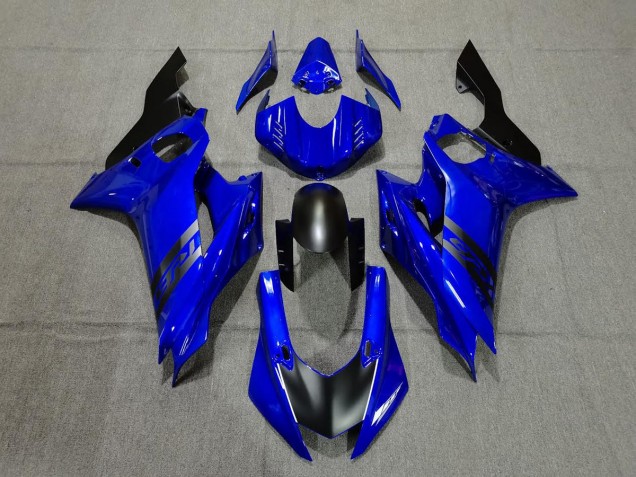 Bleu & Noir 17-21 Yamaha R6 Carénage Bleu & Noir 17-21 Yamaha R6 Carénage