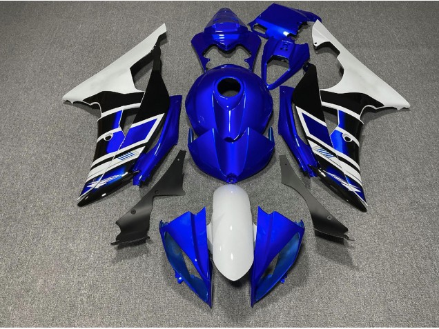 Bleu Noir & Blanc Style OEM 08-16 Yamaha R6 Carénage