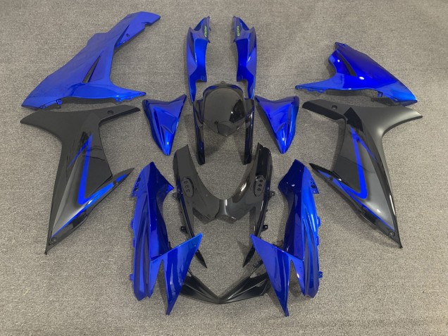 Bleu Noir & Gris 11-24 Suzuki GSXR 600-750 Carénage Bleu Noir & Gris 11-24 Suzuki GSXR 600-750 Carénage