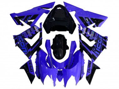 Bleu & Noir & Logos 04-05 Kawasaki ZX10R Carénage