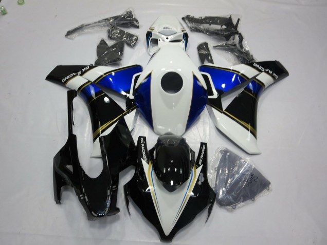 Bleu & Or Sans Marque 08-11 Honda CBR1000RR Carénage Bleu & Or Sans Marque 08-11 Honda CBR1000RR Carénage