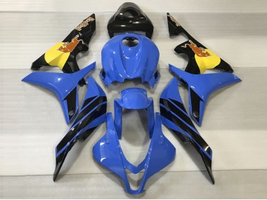 Bleu & Orange Taureau 07-08 Honda CBR600RR Carénage