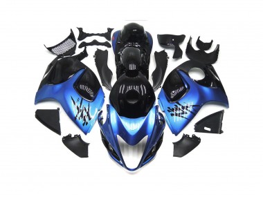 Bleu Profond Avec Black Custom 08-20 Suzuki GSXR 1300 Carénage