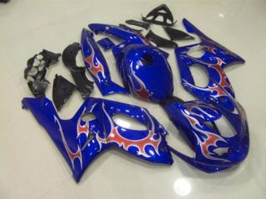 Bleu Rouge & Argent Brillant 98-07 Yamaha YZF600 Carénage