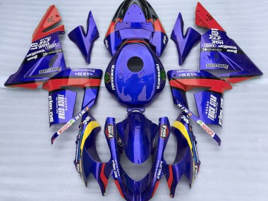 Bleu & Rouge Trickstar 04-05 Kawasaki ZX10R Carénage