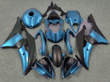 Bleu Électrique & Noir Mat 08-16 Yamaha R6 Carénage