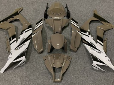 Brun Brillant & Blanc 11-15 Kawasaki ZX10R Carénage