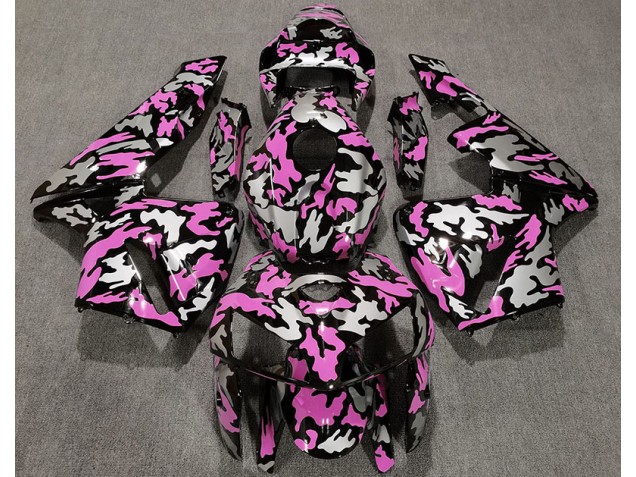 Camouflage & Rose Clair 05-06 Honda CBR600RR Carénage Camouflage & Rose Clair 05-06 Honda CBR600RR Carénage