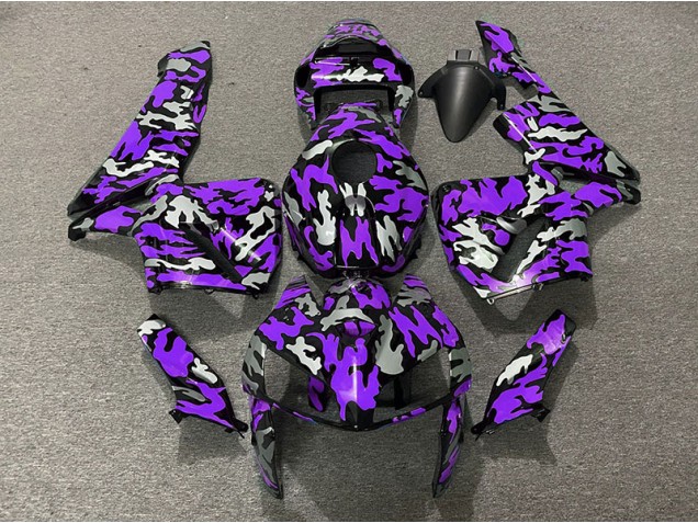 Camouflage & Violet 05-06 Honda CBR600RR Carénage Camouflage & Violet 05-06 Honda CBR600RR Carénage