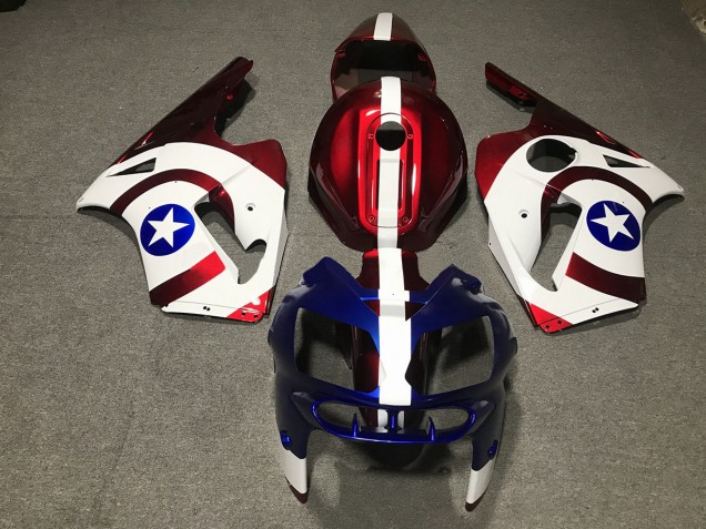 Capitaine Amérique 02-05 Kawasaki ZX12R Carénage