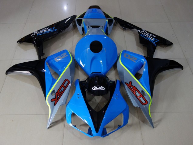 Cbr Personnalisé Bleu & Noir 06-07 Honda CBR1000RR Carénage Cbr Personnalisé Bleu & Noir 06-07 Honda CBR1000RR Carénage